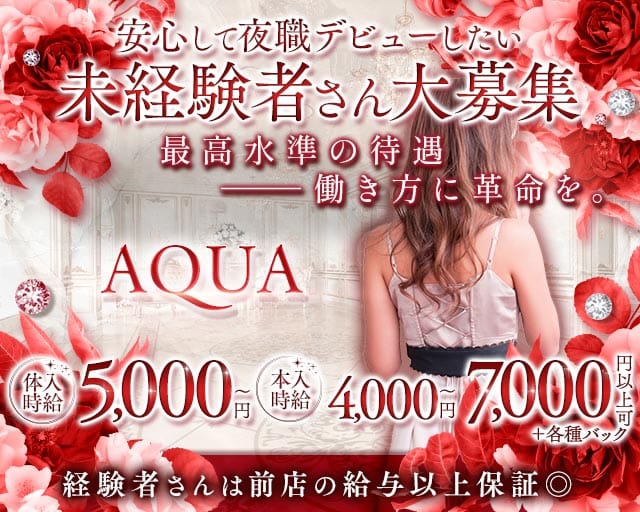 AQUA（アクア）のキャバクラ体入