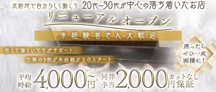 DiA（ダイア） 北新地スナック 未経験募集バナー