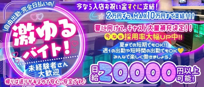 Girl`s Bar Lua（ルア） 草加ガールズバー 未経験募集バナー