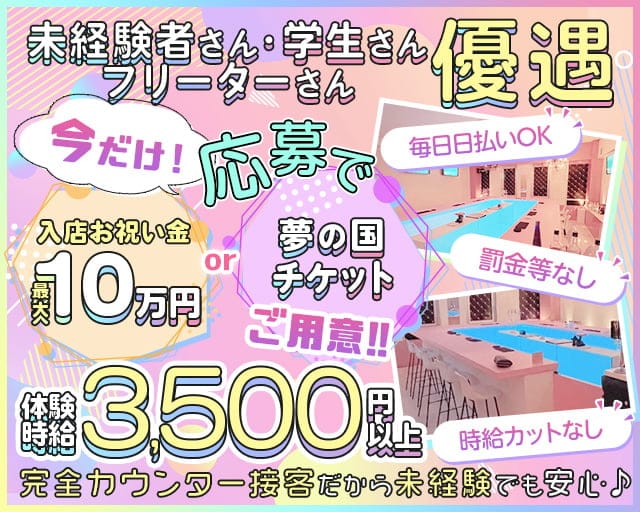 ぷりんせすきゃっするのガールズバー体入