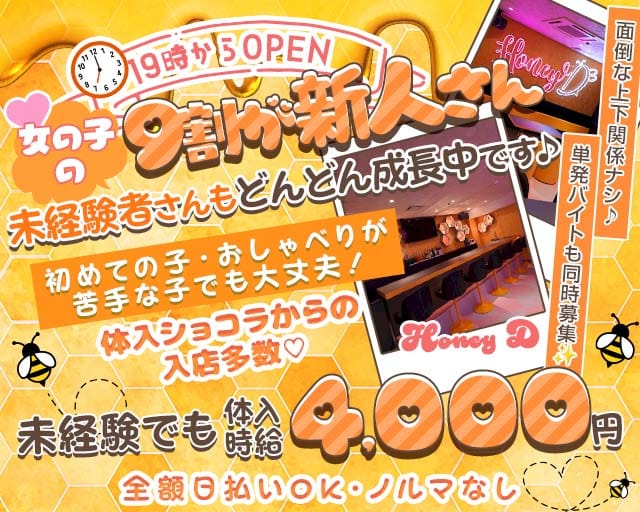 Honey D（ハニーディー）(浜松ガールズバー)の求人・体験入店情報