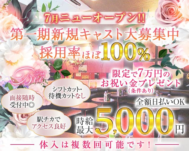 【武蔵小金井】Pub Bee（ビー）のキャバクラ体入