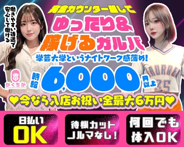 【学芸大学】Girls Bar がくちかのガールズバー体入