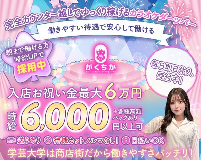 【学芸大学】がくちかのガールズバー体入