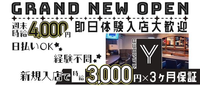 NUMBER_Y（ナンバーワイ） 宇都宮スナック 即日体入募集バナー