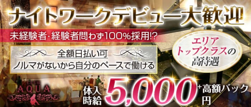 Club AQUA(クラブアクア)【公式出稼ぎ求人情報】(川越キャバクラ)の求人・バイト・体験入店情報