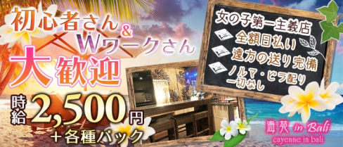 海苑 in Bali(カイエン)【公式求人情報】(久喜ガールズバー)の求人・体験入店情報