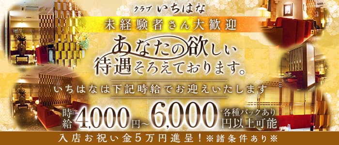 【すすきの】クラブ いちはな(すすきのクラブ)の求人・体験入店情報