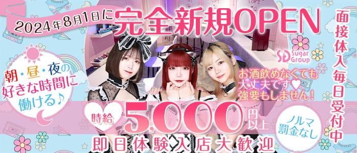 【朝昼夜】cafe & bar Pretty Tart（プリティタルト）(歌舞伎町ガールズバー)の求人・体験入店情報