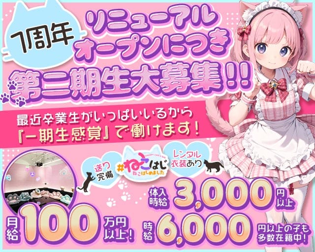 #ねこはじ - ねこはじめました -のガールズバー体入