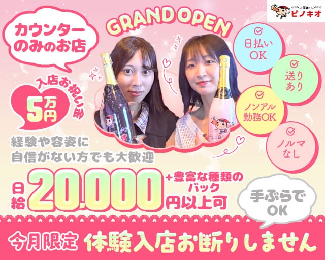 Bar ピノキオのガールズバー体入