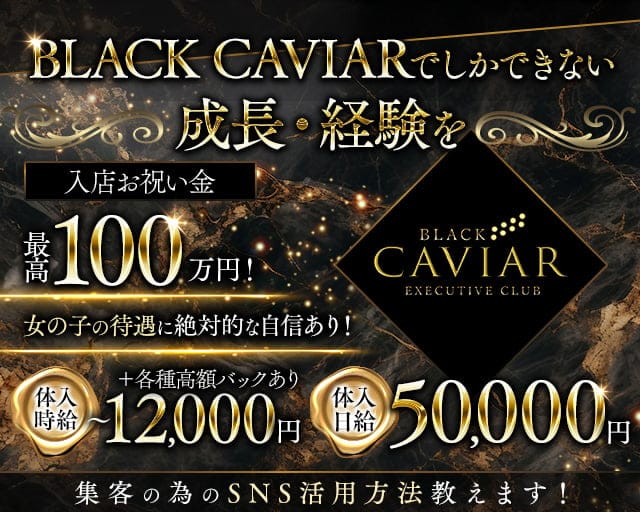 BLACK CAVIAR（ブラックキャビア）のキャバクラ体入