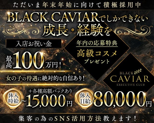 BLACK CAVIAR（ブラックキャビア）のキャバクラ体入