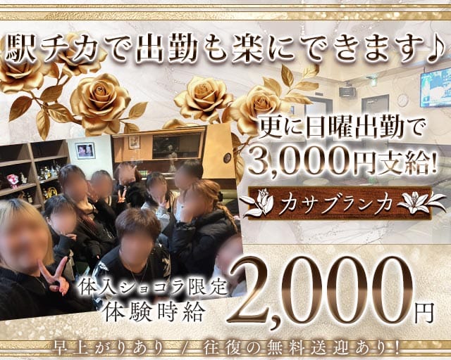 カサブランカ(西条スナック)の求人・体験入店情報