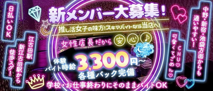 Amuse（アミューズ） 練馬ガールズバー 未経験募集バナー