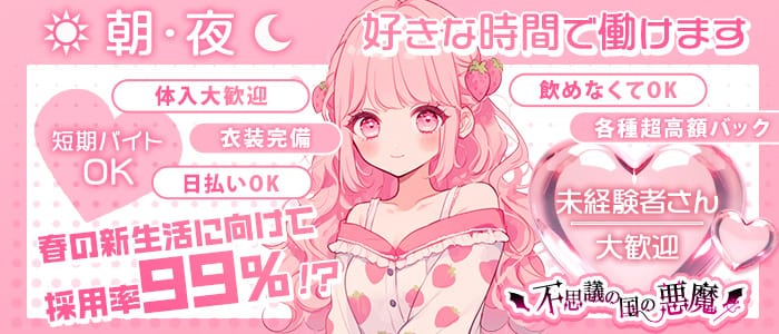 【朝・夜】不思議の国の悪魔（デビル）(練馬ガールズバー)の求人・体験入店情報