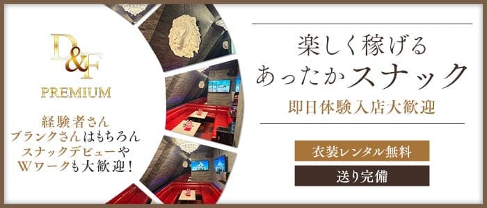 D&F PREMIUM（ディーアンドエフ プレミアム）(柏スナック)の求人・体験入店情報