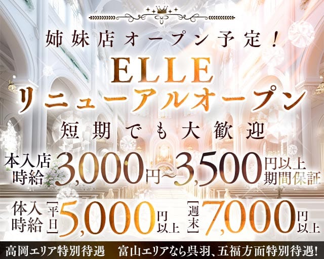 ELLE（エル）(高岡キャバクラ)の求人・体験入店情報
