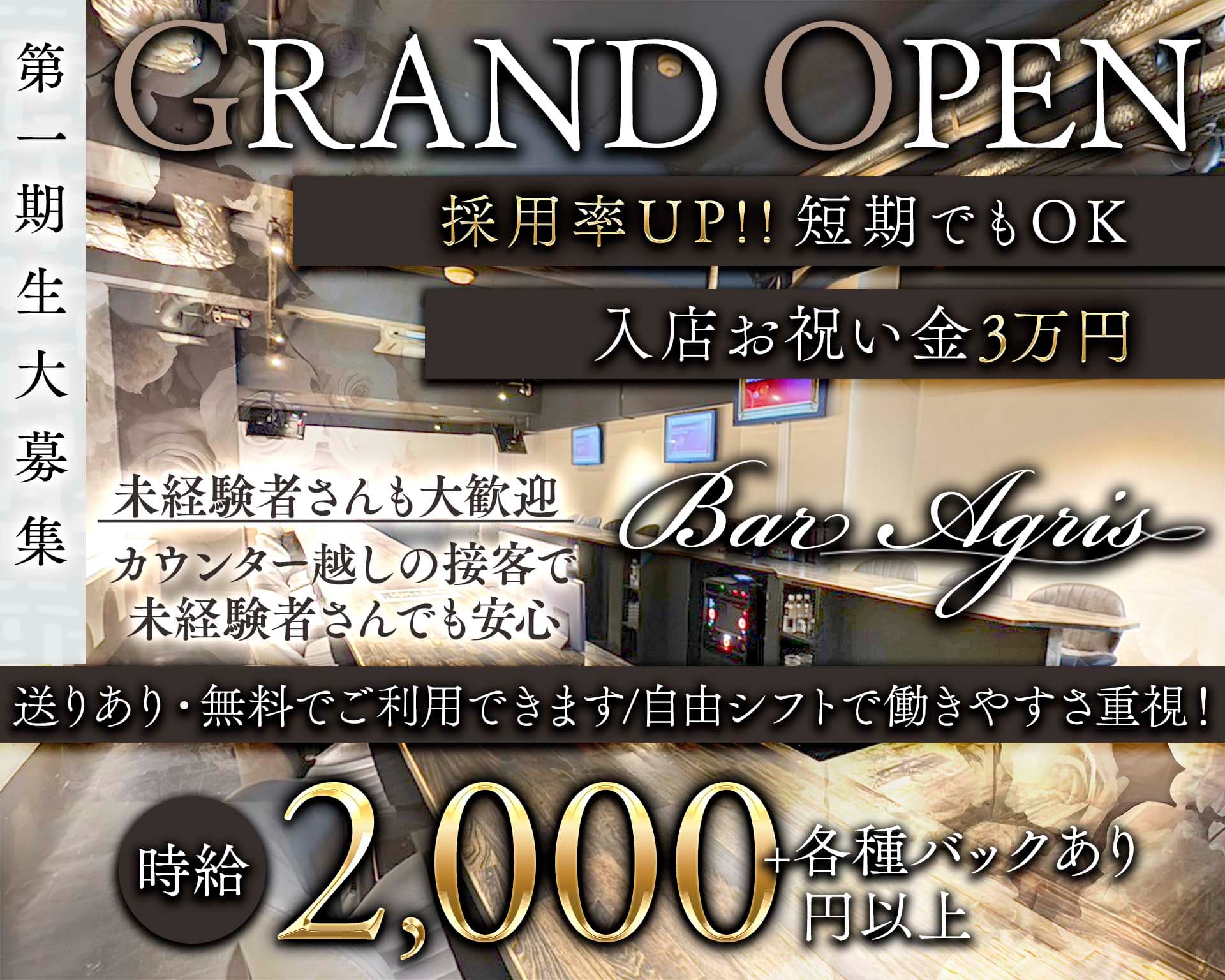 【江坂】Bar Agris（アグリス） 江坂ガールズバー TOP画像