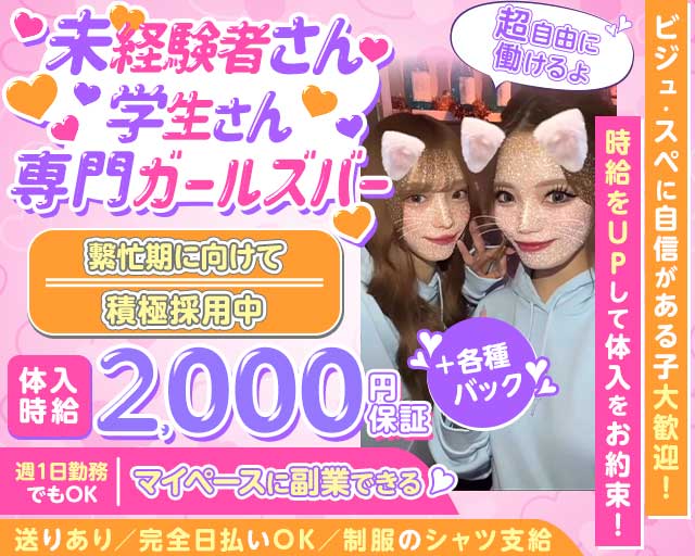 THE W（ザ ダブリュー）のガールズバー体入