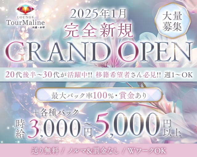 Lounge TourMaline（トルマリン）のラウンジ体入