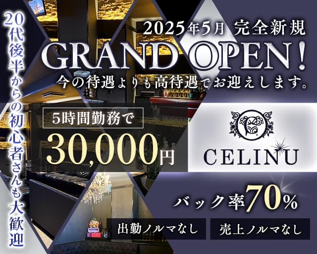 【水戸】CLUB SELINU（セリーヌ）のキャバクラ体入