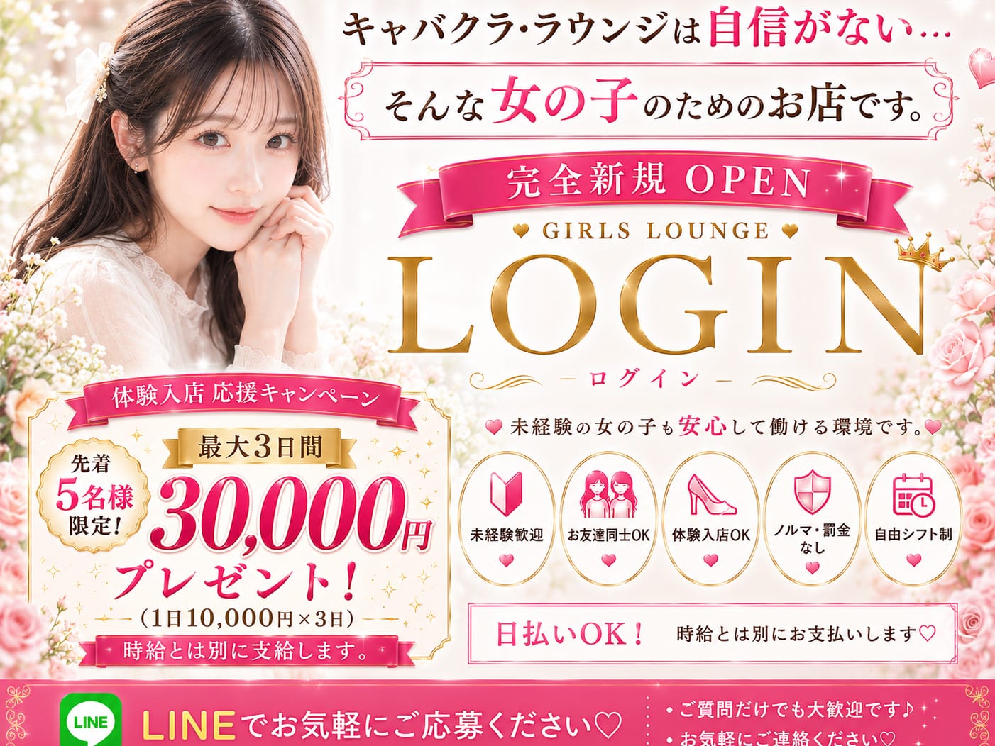 LOGIN 高知ラウンジ TOP画像