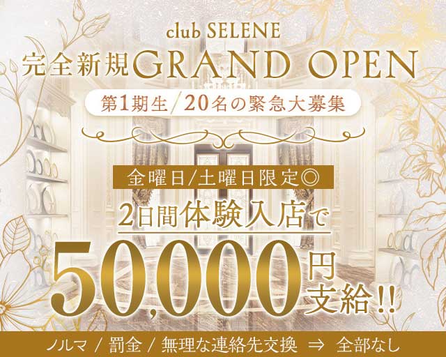 club SELENE（セレネ）(福山キャバクラ)の求人・体験入店情報