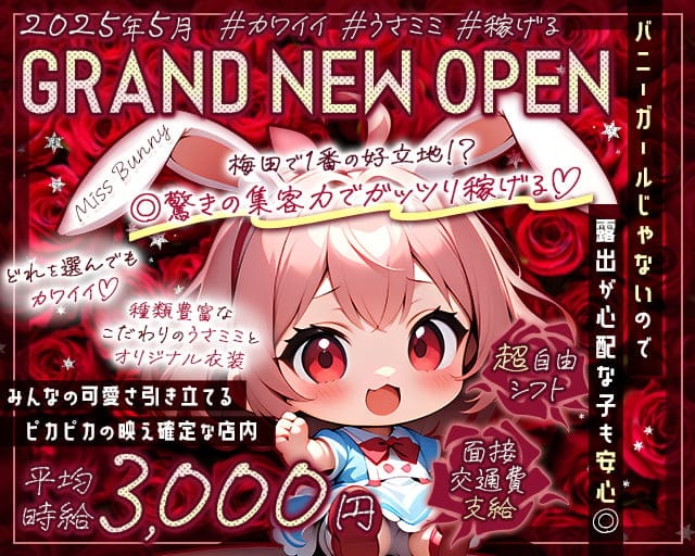 コンカフェ MissBunny（ミスバニー）のガールズバー体入