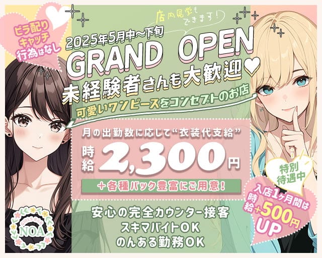 Girls Bar NOA（ノア）のガールズバー体入