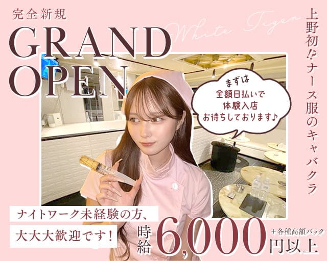 ホワイトタイガーのキャバクラ体入