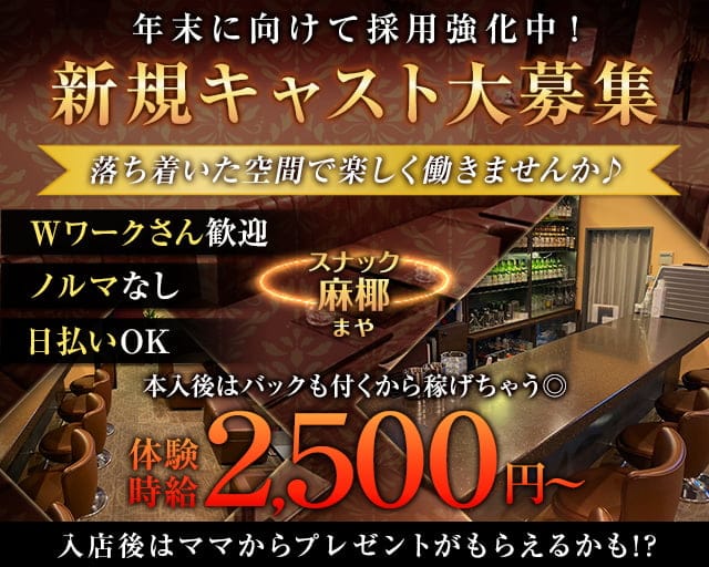 スナック 麻椰（まや）のスナック体入