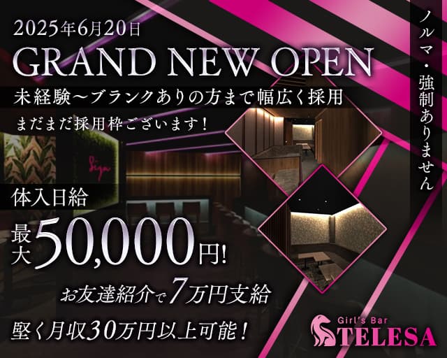 TELESA（テレサ）のガールズバー体入