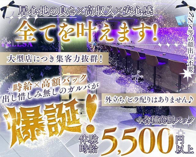 Girl’s Bar TELESA（テレサ）のガールズバー体入