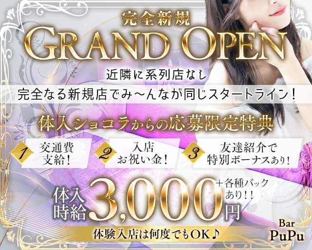 Bar PuPu（ププ）のガールズバー体入