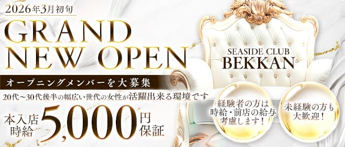SEASIDE CLUB BEKKAN（シーサイドクラブベッカン）(関内キャバクラ)の求人・体験入店情報