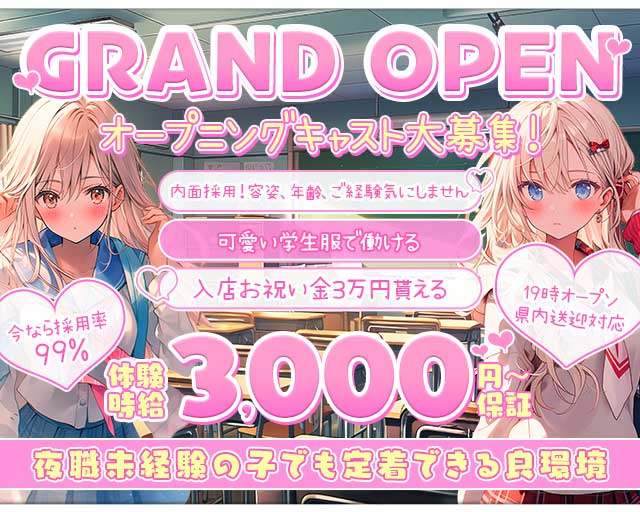 3年2組薬研堀学園（ヤゲンボリガクエン）のガールズバー体入