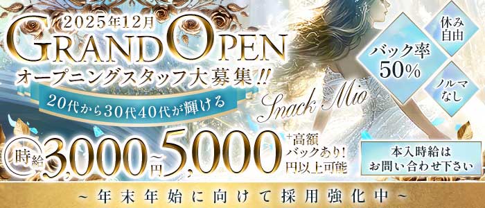 スナック 澪（みお）(神田スナック)の求人・体験入店情報