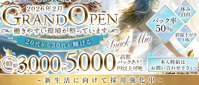 【神田駅】スナック澪（みお）(秋葉原スナック)の求人・体験入店情報