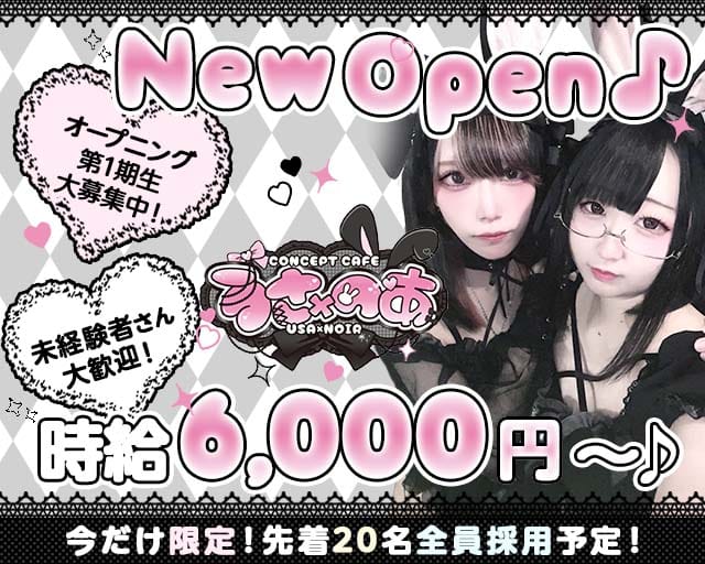 うさ×のあーるのガールズバー体入