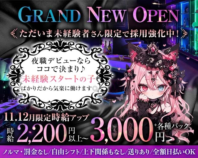 L7（エルセヴン）のガールズバー体入