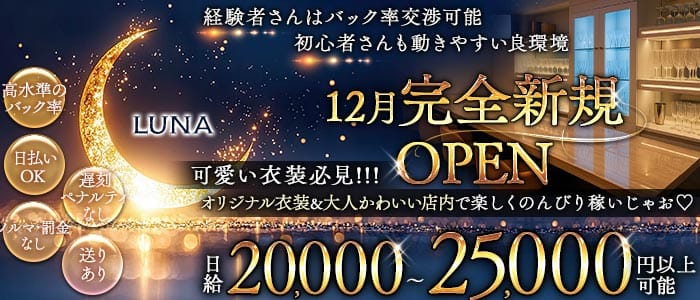 LUNA（ルナ）(歌舞伎町ラウンジ)の求人・体験入店情報