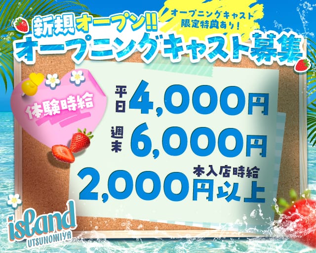 【宇都宮】island UTSUNOMIYA（アイランド ウツノミヤ）のガールズバー体入