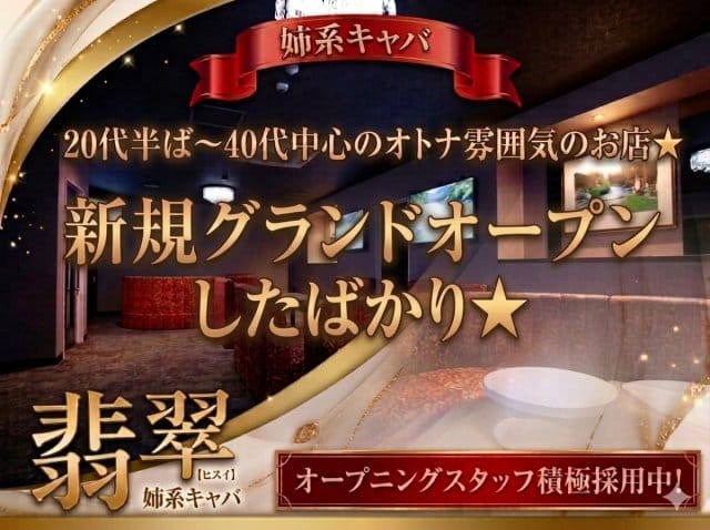 翡翠（ヒスイ）の姉キャバ・半熟キャバ体入