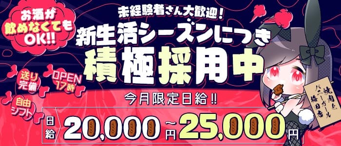 焼肉とバニーガール 梅田店(梅田ガールズバー)の求人・体験入店情報