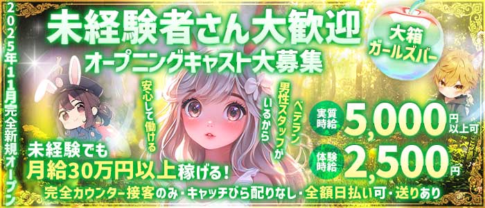 Girl's Bar Lounge J.u.d.d.y（ジュディ） 浜松ガールズバー 未経験募集バナー