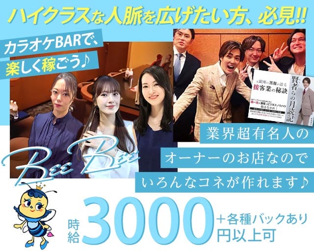 Bee Bee（ビービー）(銀座スナック)の求人・体験入店情報