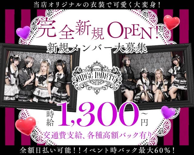 ANGE MORTE（アンジュモルテ）(歌舞伎町ガールズバー)の求人・体験入店情報