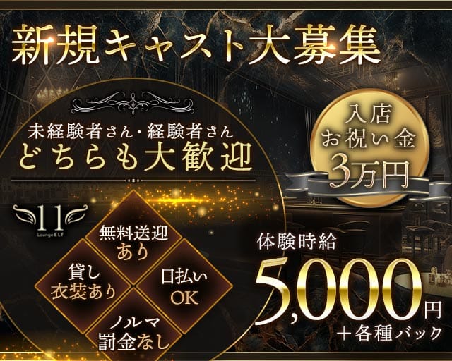 11elf（エルフ）のラウンジ体入