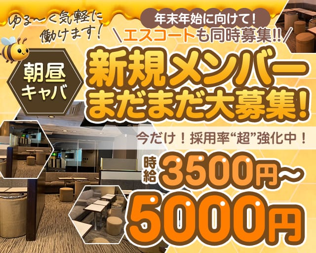 はちみつの昼キャバ・朝キャバ体入